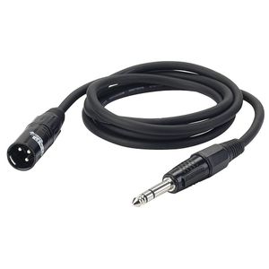 DAP FL04 verloopkabel 1x XLR male naar 1x Stereo jack 3m