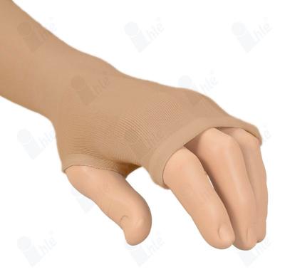 Ihle Universele Undersleeve voor Polsbraces - One size - Universeel - Beige - Zonder Duimstuk