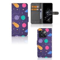 OnePlus 10T | Wallet Case | met Pasjes | Space OnePlus 10T | Wallet Case | met Pasjes | Space