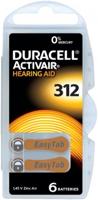 Duracell gehoor batterij 312 blister(6) - 3221924
