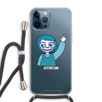 Zwaai: iPhone 12 Pro Max Transparant Hoesje met koord