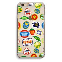 Fruitsticker: iPhone 6 / 6S Transparant Hoesje