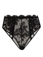 Dolce & Gabbana culotte en dentelle à taille haute - Noir