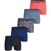 Bjorn Borg boxershorts 5-pack cotton stretch blauw roze