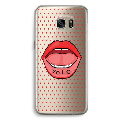 Yolo Denise: Samsung Galaxy S7 Edge Transparant Hoesje