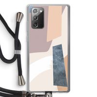 Luca: Samsung Galaxy Note 20 / Note 20 5G Transparant Hoesje met koord
