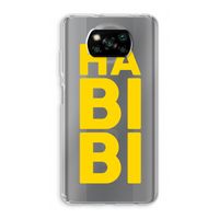 Habibi Blue: Xiaomi Poco X3 NFC Transparant Hoesje