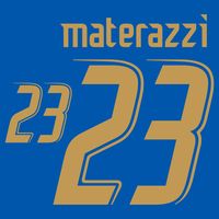 Materazzi 23 (Retro Bedrukking 2006)