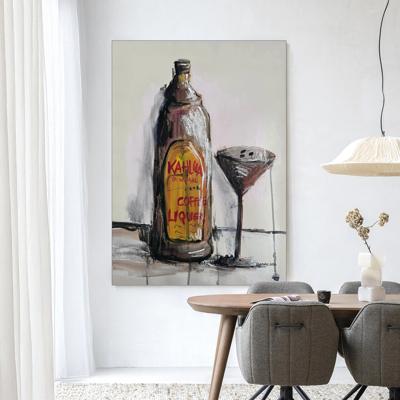Urban Cotton Wandkleed 'Friday Night' 145 x 190cm in Frame - black