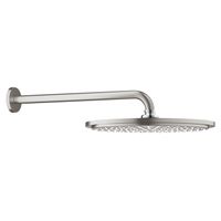 GROHE Rainshower cosmopolitan hoofddoucheset 310 mm met douchearm 380 mm supersteel 26066DC0