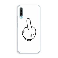 Middle finger white: Huawei P Smart Pro Transparant Hoesje