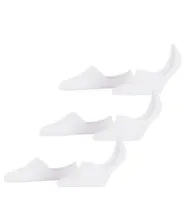 FALKE 3-paar Step High - dames footies met anti slip - Kousenvoetjes die niet afzakken - Sokken voor in loafers