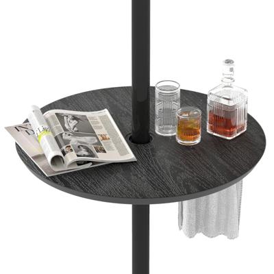 50 cm Verstelbare Parasoltafel voor Buiten Rond Tafelblad met 38 mm Gat voor Parasol Draagbaar Tafelblad voor Tuin Strand Terras