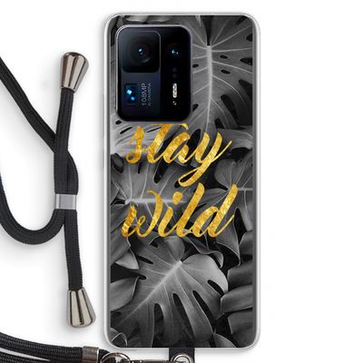 Stay wild: Xiaomi Mi Mix 4 Transparant Hoesje met koord