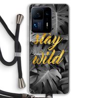 Stay wild: Xiaomi Mi Mix 4 Transparant Hoesje met koord