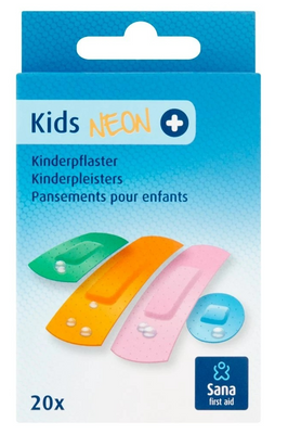 Sana First Aid Pleisterstrips Kids Assorti