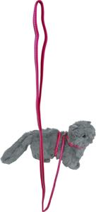 Kittentuig nylon met lijn neon roze reflecterend - Gebr de boon
