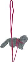 Kittentuig nylon met lijn neon roze reflecterend - Gebr de boon