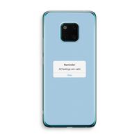 Reminder: Huawei Mate 20 Pro Transparant Hoesje