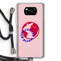 Run The World: Xiaomi Poco X3 NFC Transparant Hoesje met koord