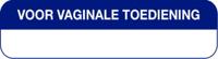 Blockland Strooketiket voor vaginale toediening 44x11mm