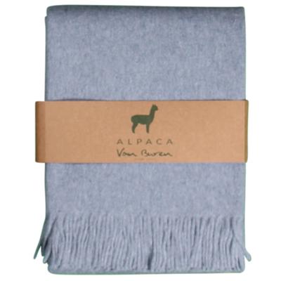 Alpaca Plaid - Lichtblauw - 200x150cm - Nieuw!