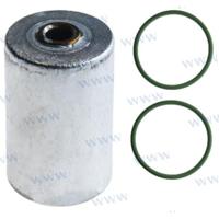 TEN00745 - VOLVO DPH/DPR CILINDER ANODE met 2 O-RING