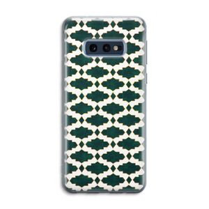 Moroccan tiles: Samsung Galaxy S10e Transparant Hoesje