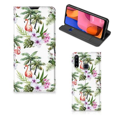 Samsung Galaxy A20s | Hoesje maken | Flamingo Palms