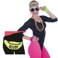 Foute 80s/90s party verkleed set compleet - dames - jaren 80/90 verkleed accessoires - thumbnail