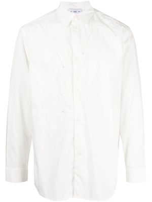 Post Archive Faction chemise à détails de zips - Blanc