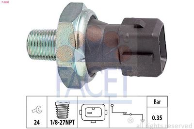 Oliedruksensor 70091