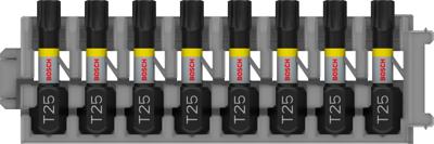 Bosch Accessoires Schroefbit Impact Control T25, 25 mm 8x - 2608522381