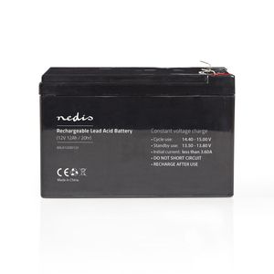 Nedis Oplaadbare Loodaccu | Lead-Acid | 12 V | 12000 mAh | 1 stuks - BALA1200012V BALA1200012V