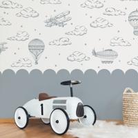 Behang Balloon Rol Blauw