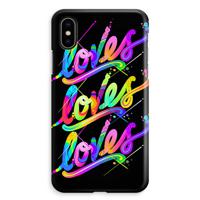 Loves: iPhone XS Max Volledig Geprint Hoesje