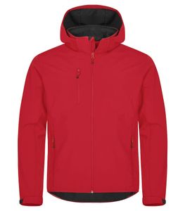 Clique 0200912 Classic Softshell Hoody - Rood - XS