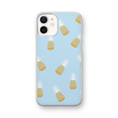 Ananasjes: iPhone 12 mini Transparant Hoesje