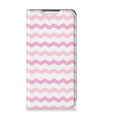 Samsung Galaxy S22 | Hoesje met Magneet | Waves Roze