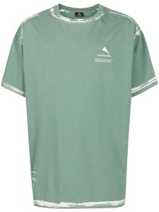 Mauna Kea t-shirt à bordures peintes - Vert