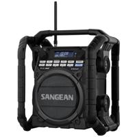 Sangean U-4 DBT+ Bouwradio DAB+, VHF (FM) AUX, Bluetooth, USB Acculaadfunctie, Oplaadbaar, Waterdicht, Stofvast Zwart - thumbnail