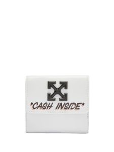 Off-White portefeuille Jitney à motif Quote - Blanc