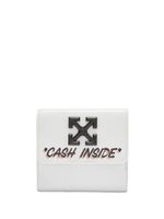Off-White portefeuille Jitney à motif Quote - Blanc