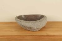 Flussstein Waschbecken RM030306, 48x38x15 cm