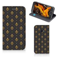 Samsung Galaxy Xcover 4s | Hoesje met Magneet | Franse Lelie