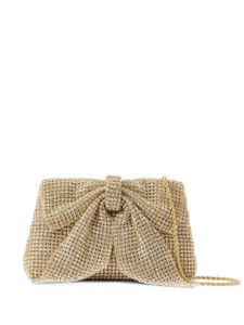 Loeffler Randall pochette Jolene à nœud strassé - Or