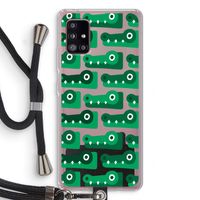 Crocs: Samsung Galaxy A51 5G Transparant Hoesje met koord