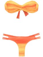 Amir Slama bikini à rayures - Orange