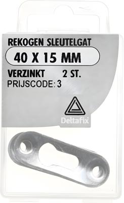 Rekogen sleutelgat 40x15mm vz 2st - Deltafix