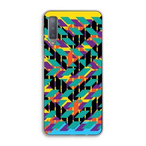 Skew Bee 1: Samsung Galaxy A7 (2018) Transparant Hoesje